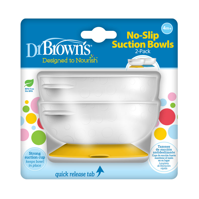 Pack 2 Bowls antideslizantes 4M+ Dr. Brown's