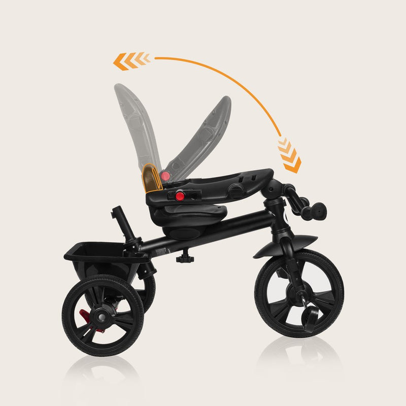 Triciclo Evolutivo Lionelo Haari con Asiento Giratorio 360° y Ruedas PU