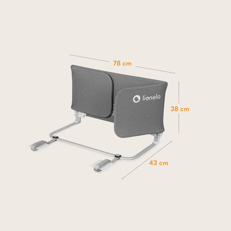 Baranda de Cama Lora XL Grey Stone