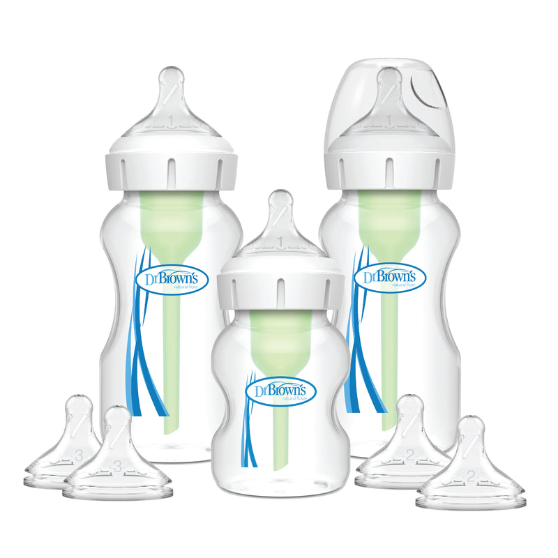 KIT DE INICIO BOCA ANCHA ANTICÓLICO Dr. Brown's