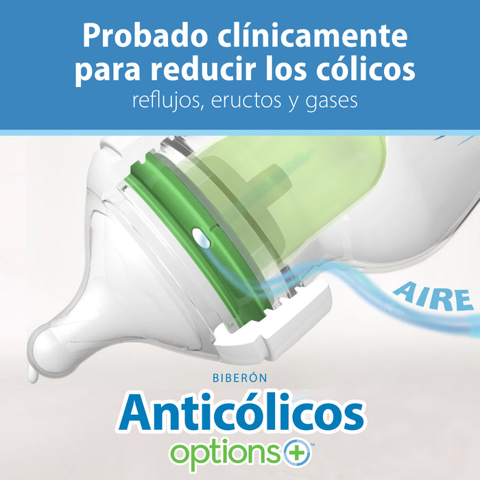 Mamadera Anticólico Boca Ancha 270ml Dr. Brown's