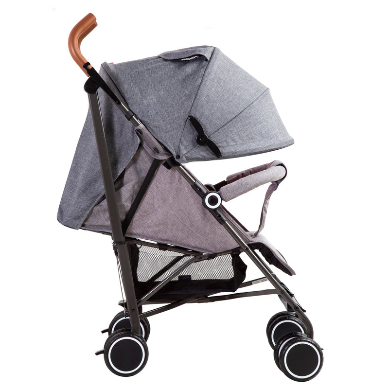 Coche Paragua Clap Melange Gris