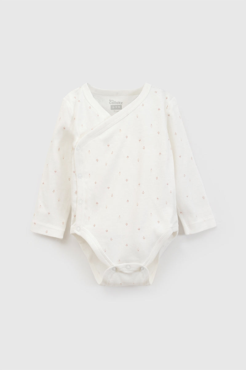 Pack X3 Body Rosado Niña Con Broche