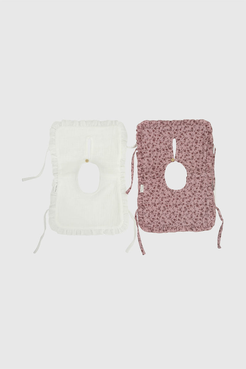 Pack X2 Babero Flores Imperbeable