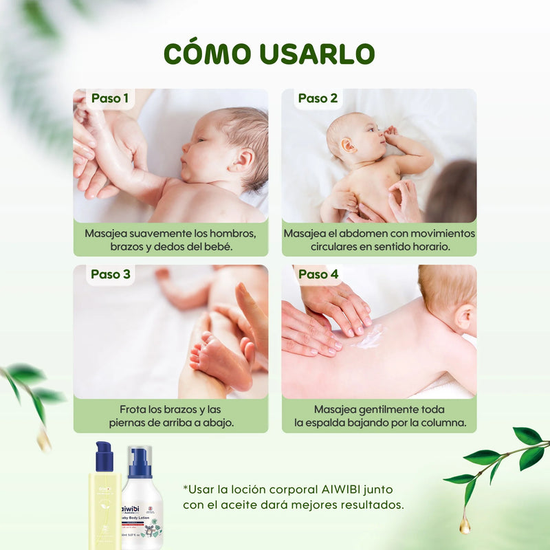 Aceite de Masajes Relajantes Aiwibi - 200 ml
