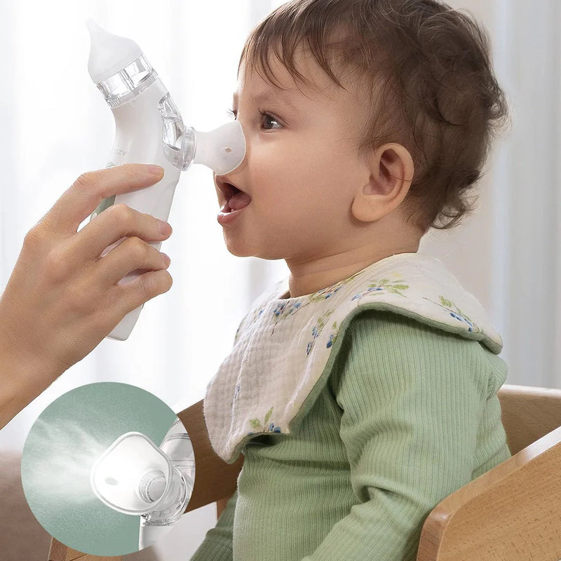 Aspirador Nasal Momcozy 2-en-1 – Nebulizador y Succión Silenciosa