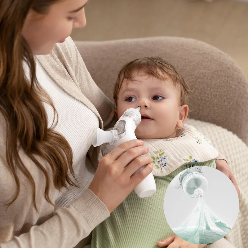 Aspirador Nasal Momcozy 2-en-1 – Nebulizador y Succión Silenciosa