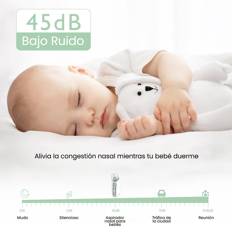 Aspirador nasal eléctrico