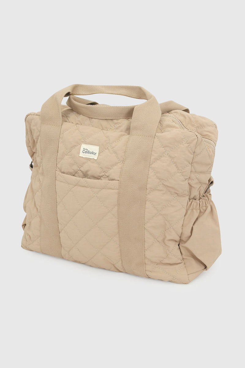 Bolso Maternal Beige Quilt