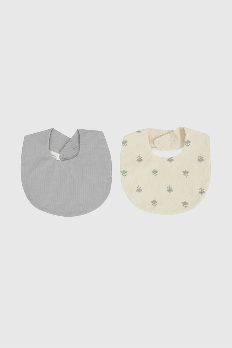 Pack X2 Baberos Flores Impermeable