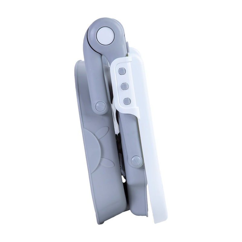 Silla de comer plegable portatil Bebe Niño Fold Gris