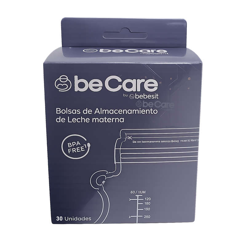 Pack 30 Bolsas Para almacenar Leche Materna 200 Ml Bebesit