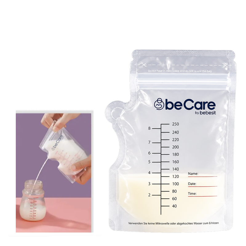 Pack 30 Bolsas Para almacenar Leche Materna 200 Ml Bebesit