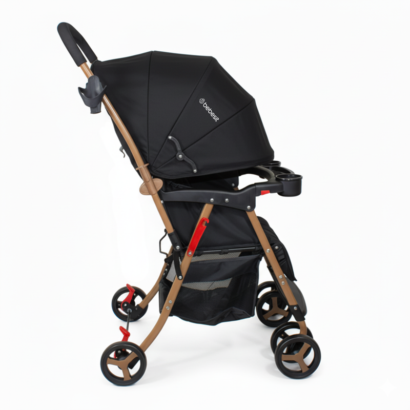 Coche Paseo Twister Gold Negro
