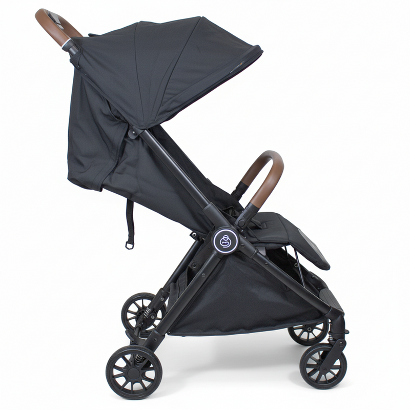 Coche de Paseo Aire Cabina Ultra compacto Negro