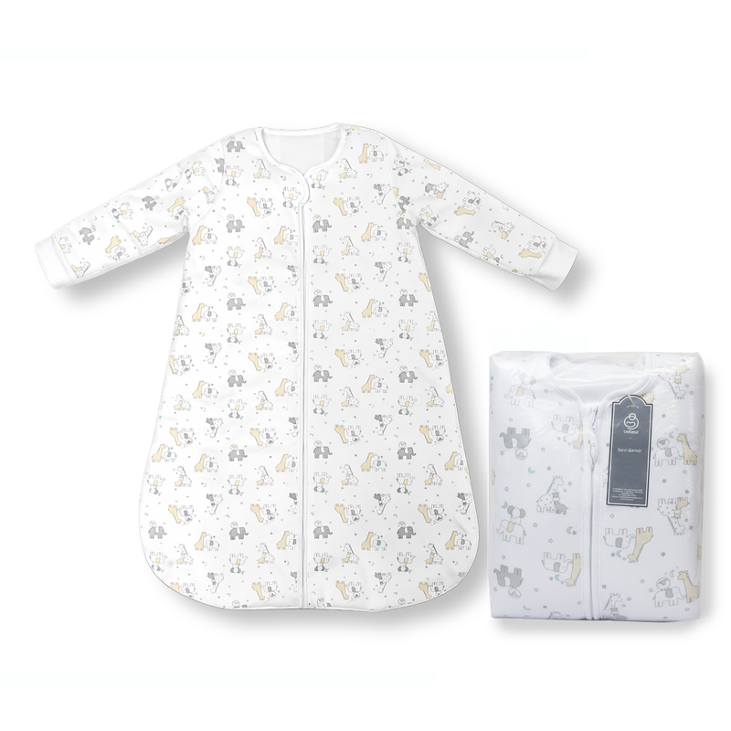Saco de Dormir para Bebé Diseño de Animales – Talla L 83 cm