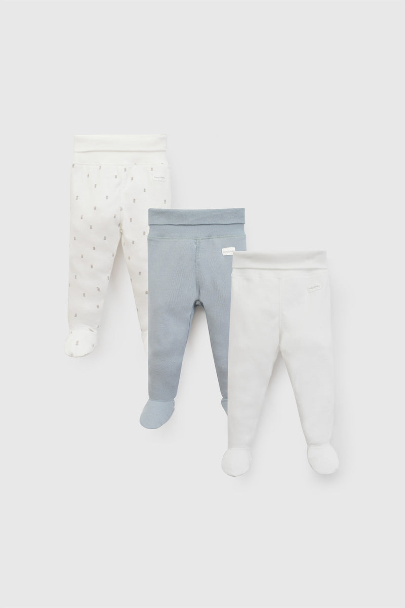 Pack X3 Panty Ballerina Azul 100% Algodón RN