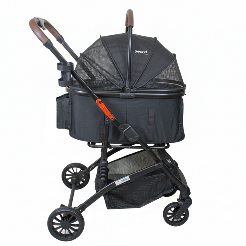 Coche para Mascotas Premium Maine Negro