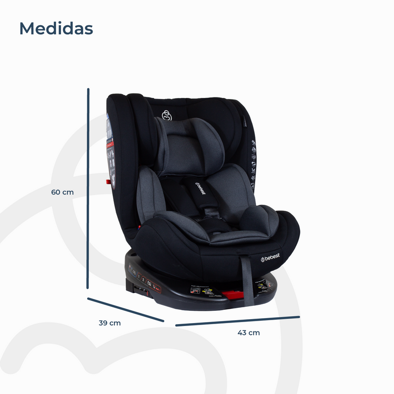 Silla de Auto Convertible 360 OneFix Grey