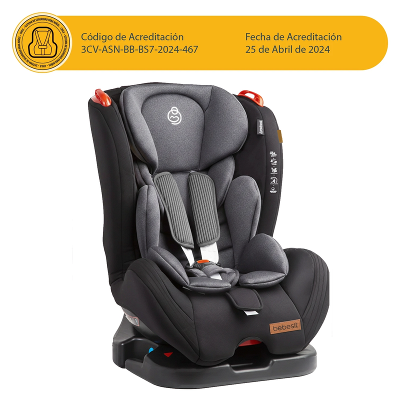 Silla de Auto Convertible Aries Gris