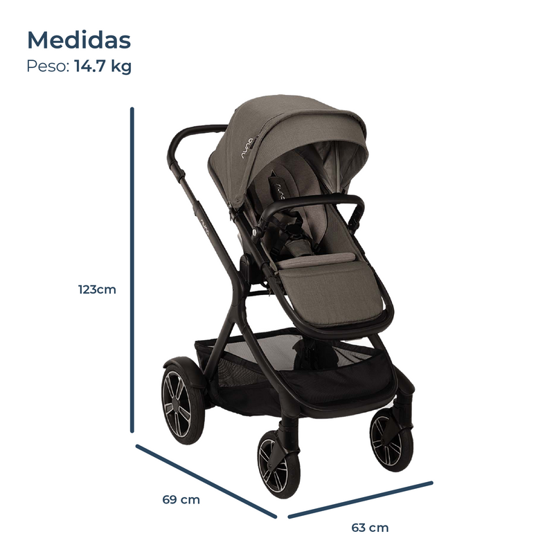 Coche Paseo Demi Next Granite Nuna