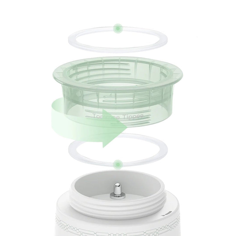 Calentador de Mamaderas Portátil Momcozy – Digital y con 5 Adaptadores
