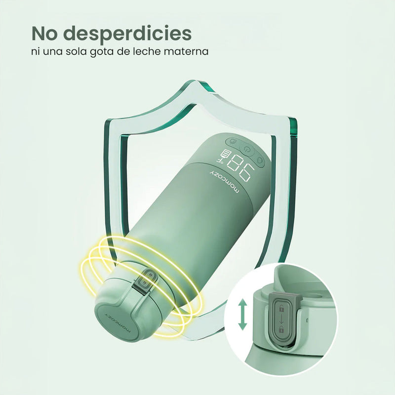 Termo Calentador Portátil Momcozy 500ml – Inalámbrico y Rápido