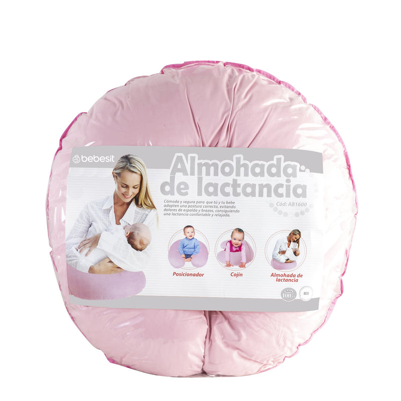 Cojin de Lactancia Rosa