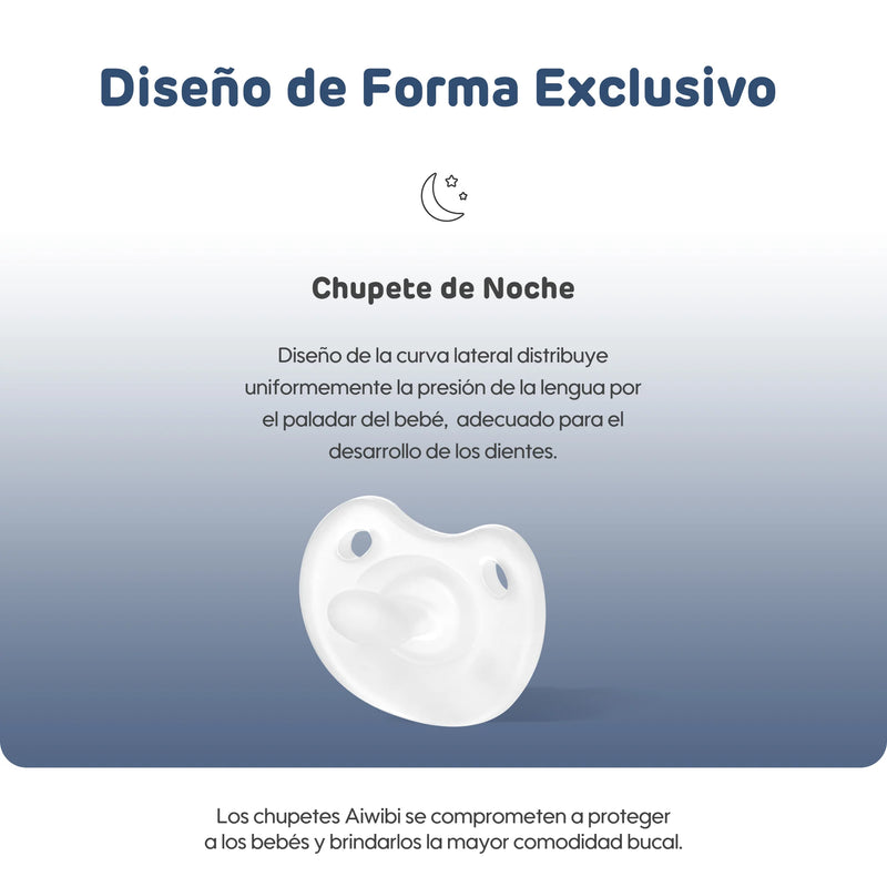 Chupete Ergonómico de Noche Aiwibi