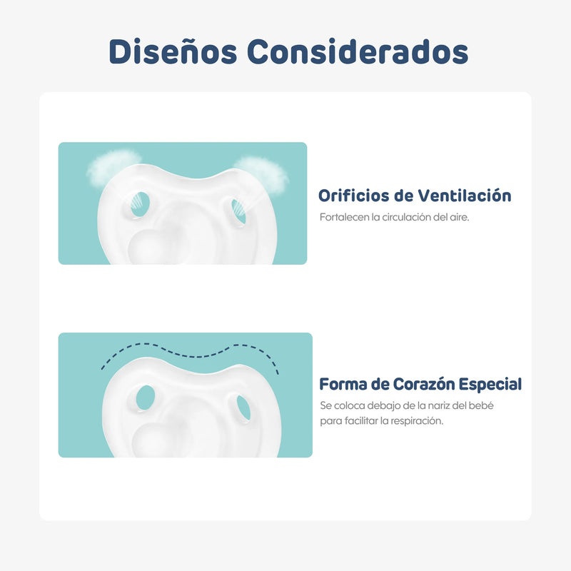 Chupete Ergonómico de Día Aiwibi