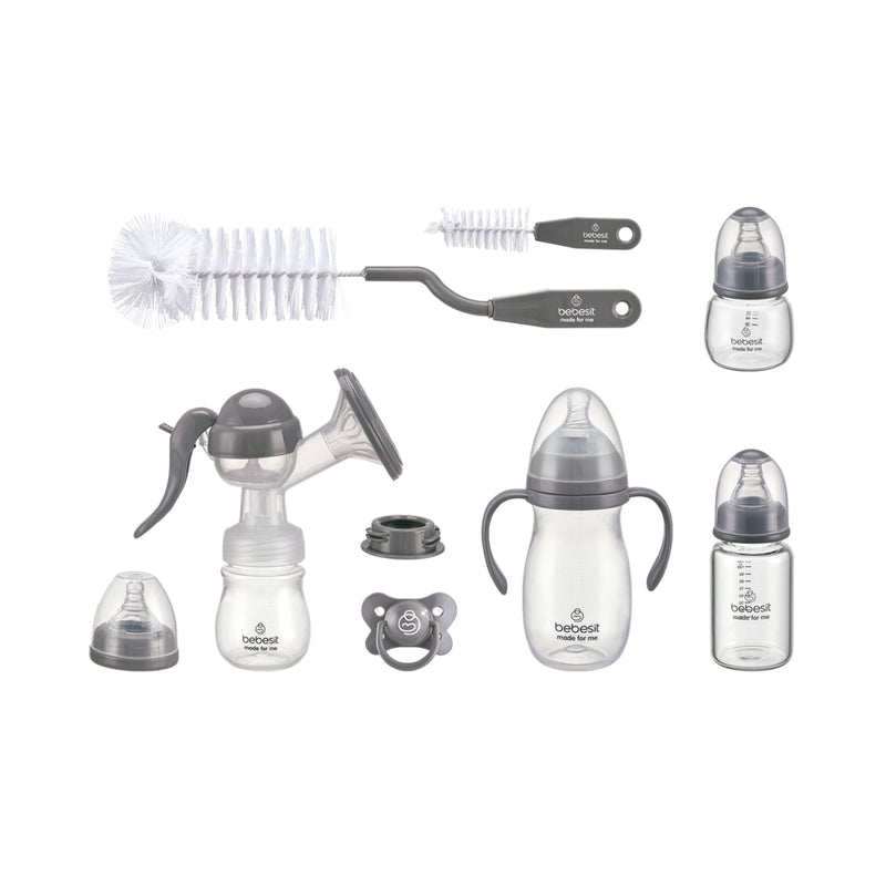 Set de Lactancia 6 en 1 Mamaderas y Accesorios Bebesit