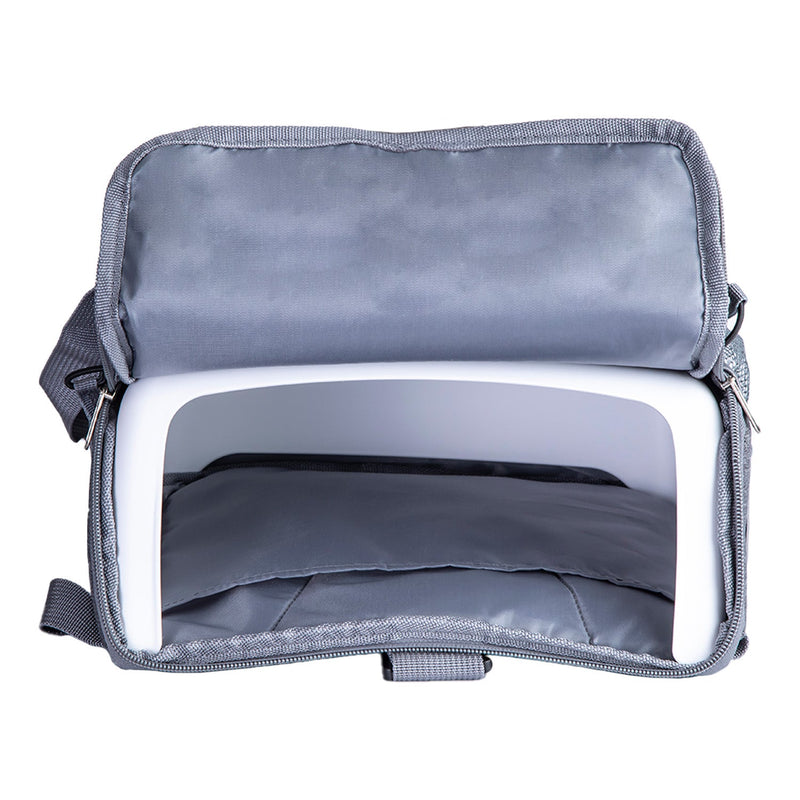 Mochila Silla de Comer Portatil Camping Gris Bebesit