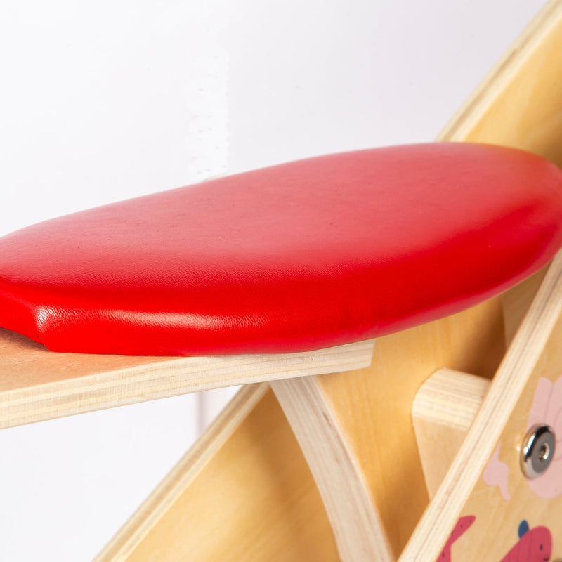 Balance Bike Bicicleta de Equilibrio Madera Océano Rojo