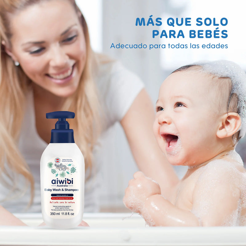 Gel de Baño y Shampoo 2 en 1 Aiwibi- 350 ml