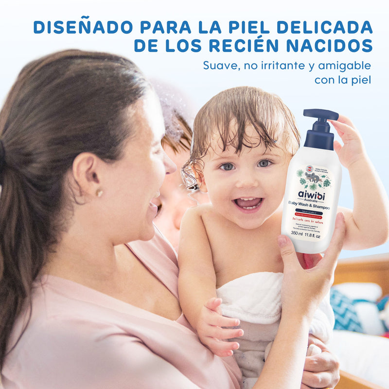 Gel de Baño y Shampoo 2 en 1 Aiwibi- 350 ml
