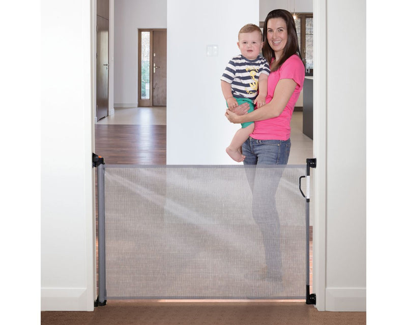 Puerta Retráctil de Seguridad Dreambaby® – Con Protección UV y Extensible hasta 140 cm