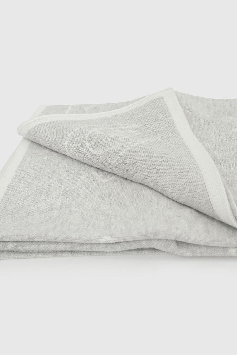 Manta Gris Unisex 100% Algodón