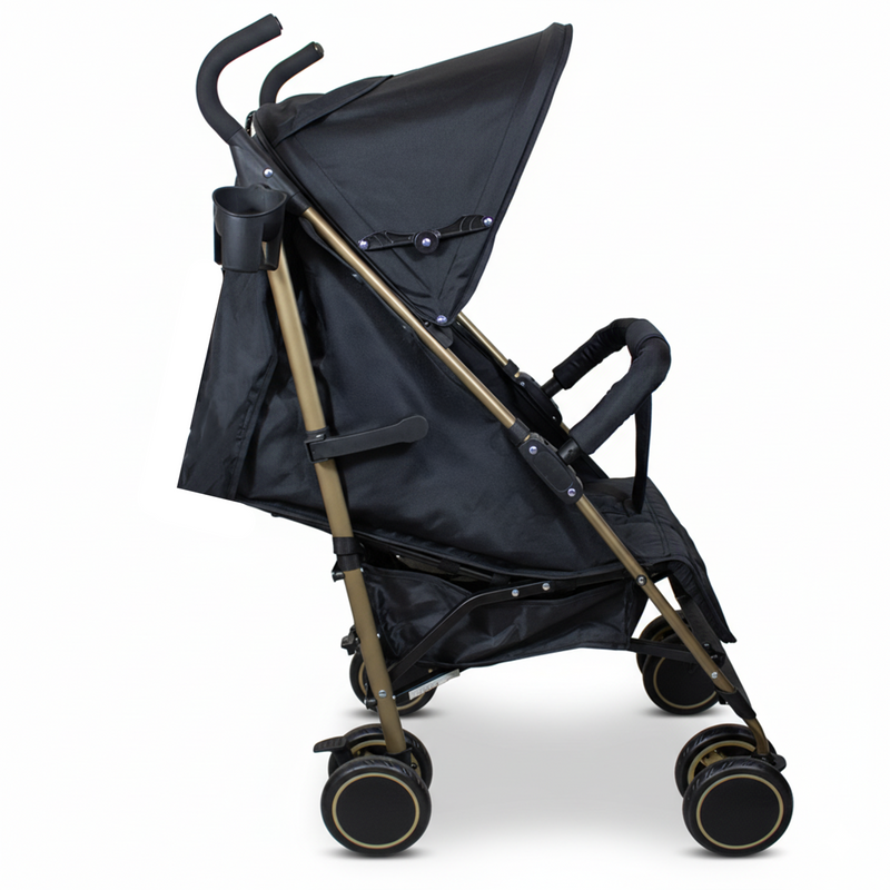 Coche Paragua Kronos Gold Negro