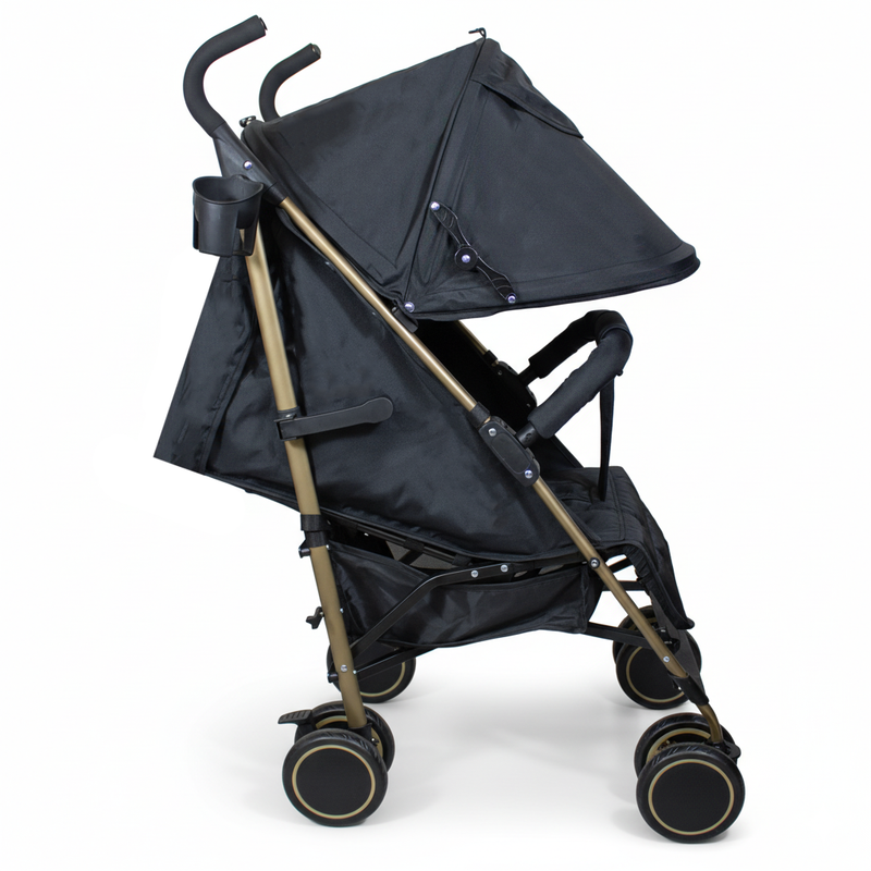 Coche Paragua Kronos Gold Negro