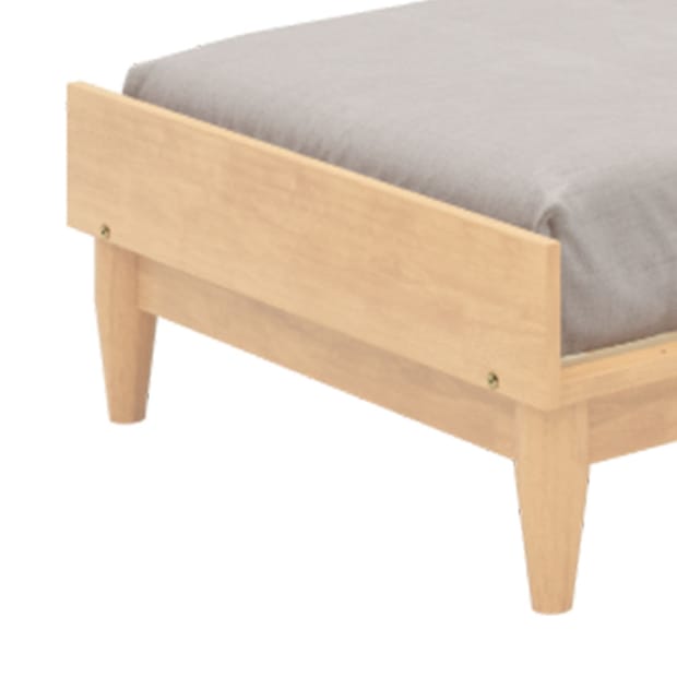 Cuna Tomi Gris con Madera