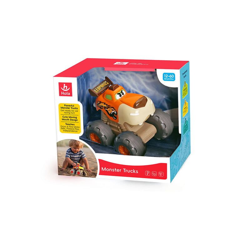 Monster Truck Leopardo a Fricción