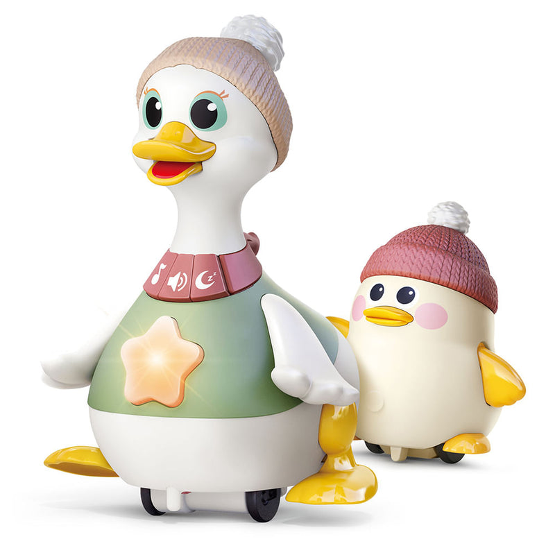 Familia de Patos Caminantes