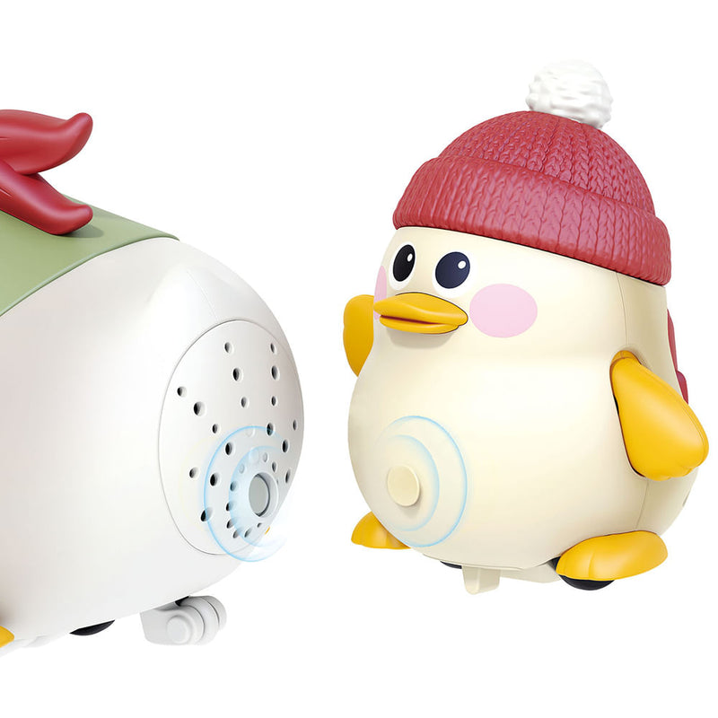 Familia de Patos Caminantes