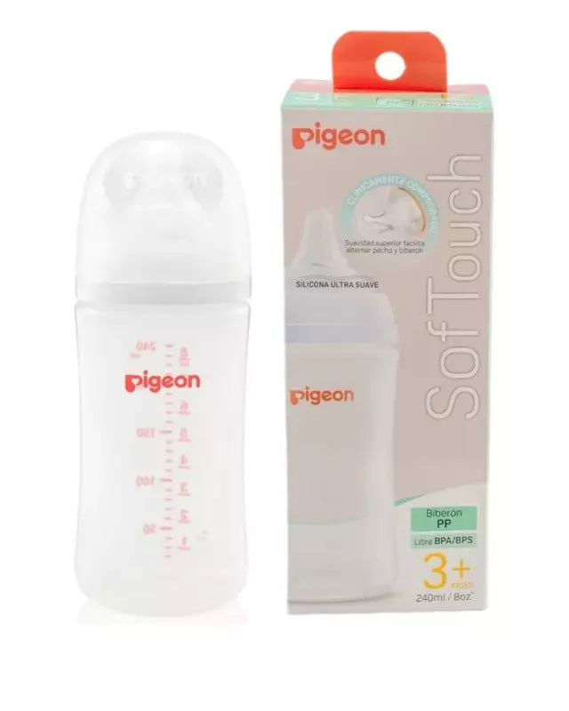 Mamadera Boca Ancha 240 ml Pigeon