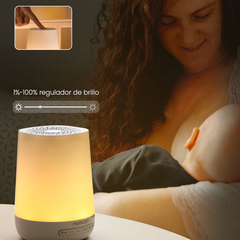 Máquina de Ruido Blanco Inteligente Momcozy – 34 Sonidos y Control por App