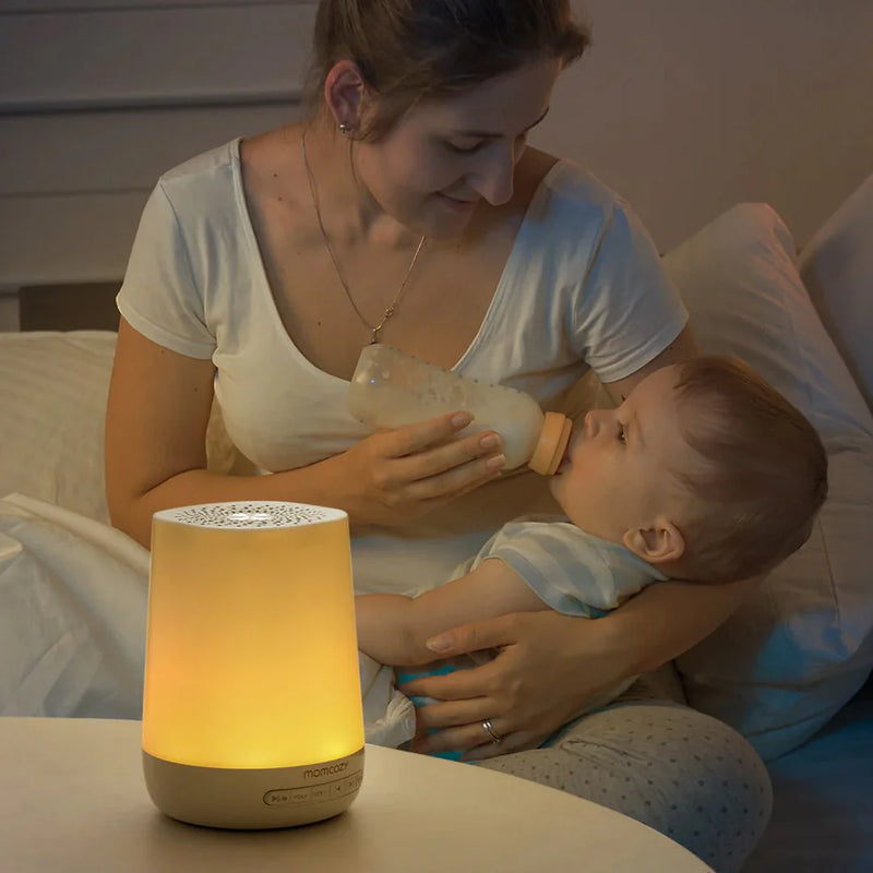 Máquina de Ruido Blanco Inteligente Momcozy – 34 Sonidos y Control por App
