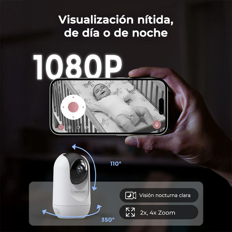 Monitor de Bebe Full HD Wi-Fi 5