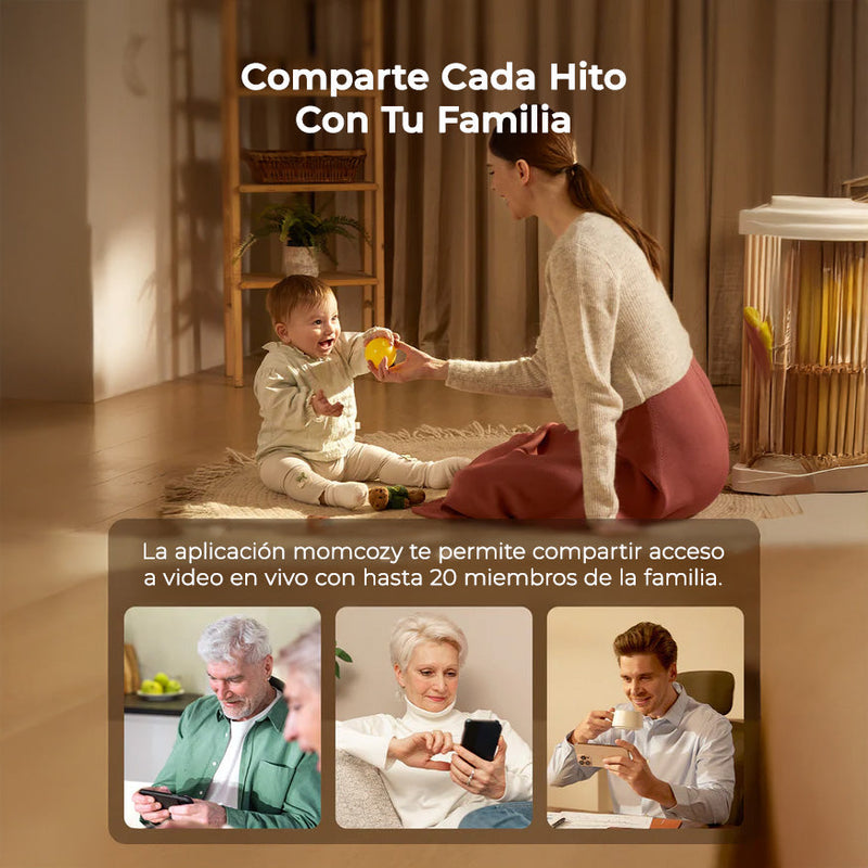 Monitor de Bebe Full HD Wi-Fi 5