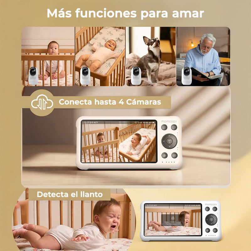 Monitor de Bebe Full HD Wi-Fi 5
