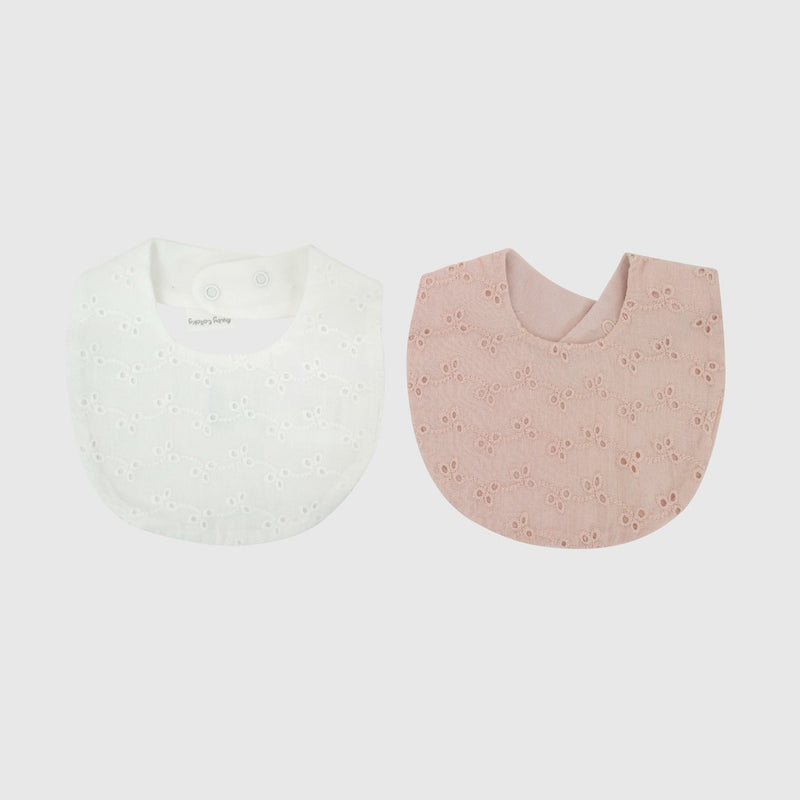 Pack 2 Babero impermeable niña blanco tu